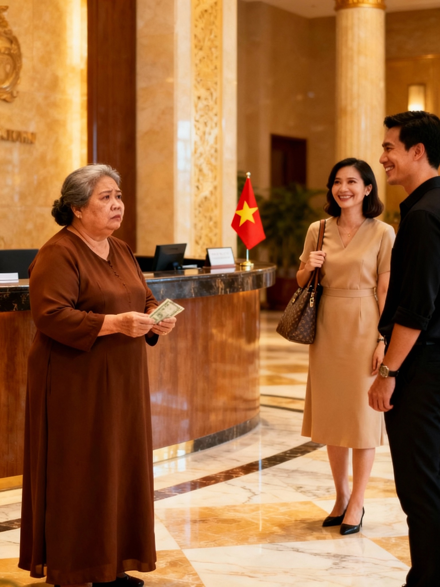 My children took me to a five-star hotel in New York for the first time. We spent the entire weekend there, and before leaving, my son simply said, “Thank you for taking care of us, Mom,” leaving me alone with a bill I could never afford.