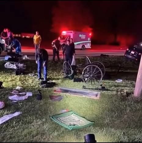 Jeep plows into Amish buggy near Berne — father airlifted, multiple children