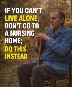 If you can’t live alone, don’t go to a nursing home; do this instead.