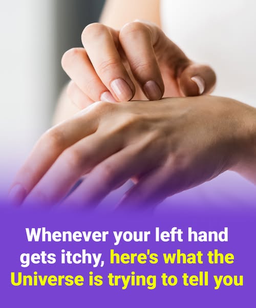 If your left hand gets itchy, here’s what the Universe is trying to tell you