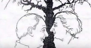 Only a few people can find all the faces hidden in this tree – are you one of them?