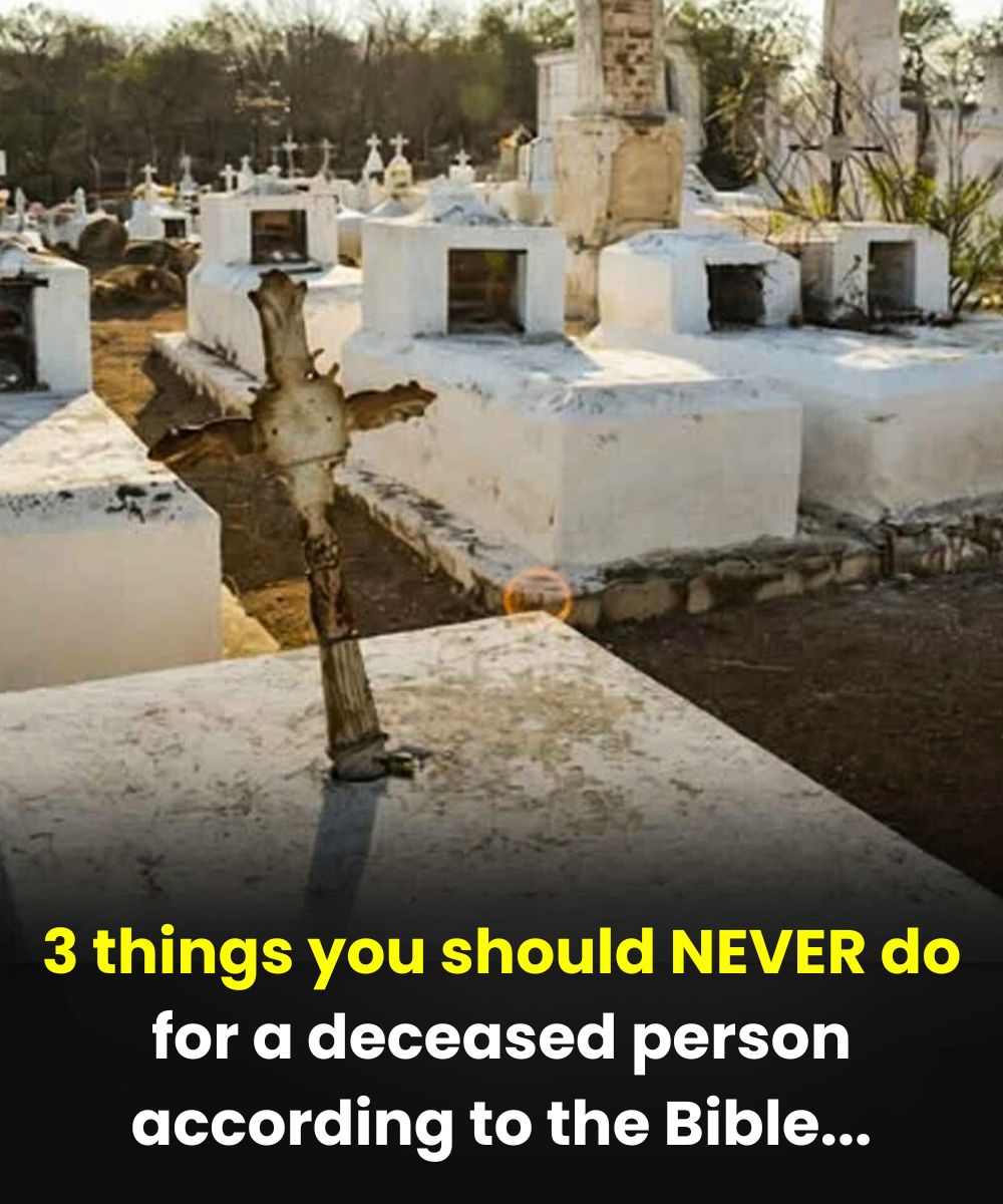 3 things you should NEVER do for a deceased person according to the Bible…
