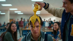 Bully Pours Coffee On New Kid—Instantly Regrets It