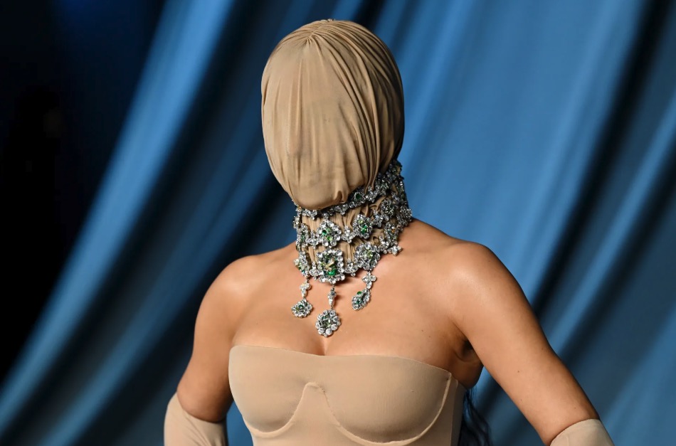 Kim Kardashian mocked for bizarre mask at California gala – the theory behind it
