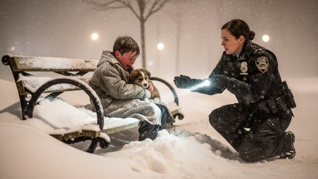 I Thought It Was Just A Pile Of Laundry Dumped In The Park. But When I Brushed The Snow Away, I Saw Two Blue Eyes Staring Back At Me. The Note Pinned To His Jacket Shattered My Heart.