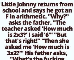 Little Johnny’s SAVAGE Response to His F in Math! You Won’t Believe His Answer! Check the first comment