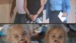 Grandma puts both daughters inside the fir… See more