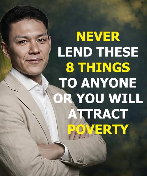 Never lend these 8 things to anyone, or you will attract poverty and curses.