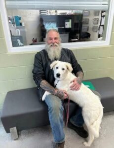 He Stopped His Harley at 3 AM for a Cry in the Dark and Found a Dying Dog With a Child’s Prayer Tied Around Her Neck