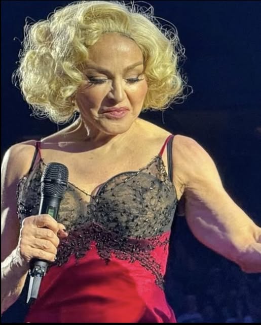Fans left in shock at Madonna’s new look during recent concert