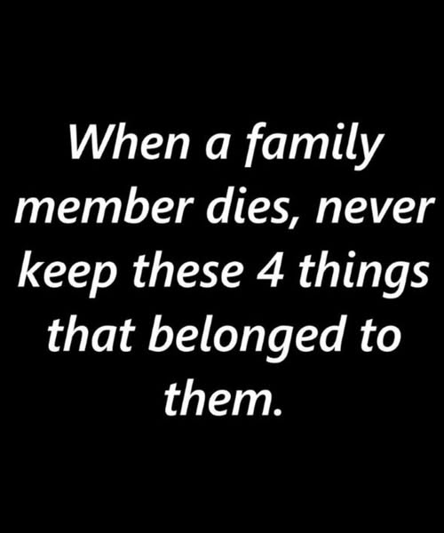 Personal Items You May Let Go of After a Loved One Passes Away