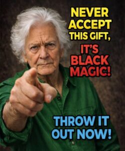 Why do certain belief systems wa:rn against keeping this object if it’s given to you, and what symbolic meaning is associated with it?