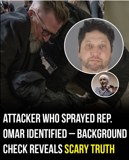 Attacker who sprayed Rep. Omar identified – background check reveals scary truth