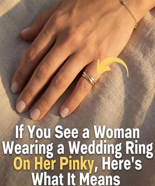 If You See a Woman Wearing a Wedding Ring On Her Pinky, Here’s What It Means