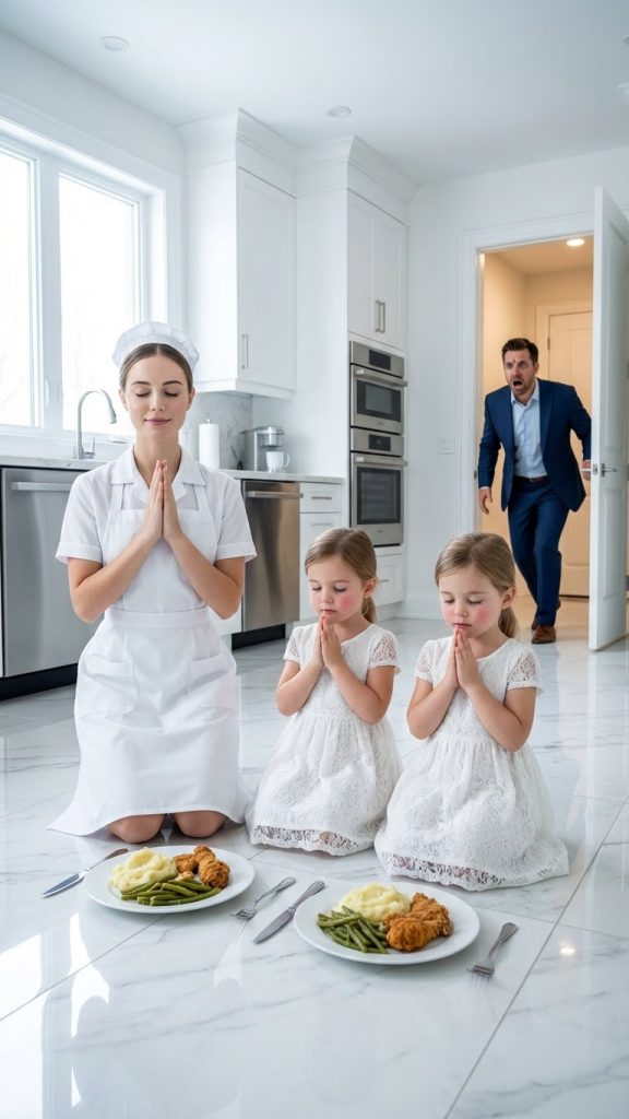 It was almost noon, the boss arrives early for lunch — and what he sees the cleaning lady doing changes everything….
