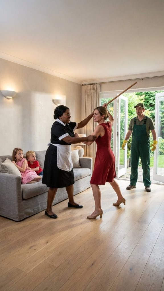 The Billionaire Worked Undercover as a Gardener – Until the Maid Saved His Children from His Fiancée.