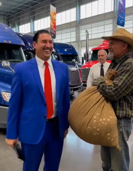 “I’ll take eleven trucks!” —the manager laughed—. “A poor guy like you can’t afford even one!”