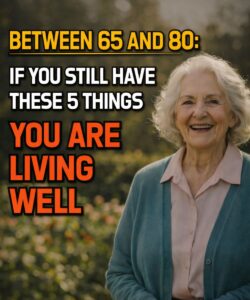 Between the ages of 65 and 80: five aspects that reflect well-being and a well-cared-for life.