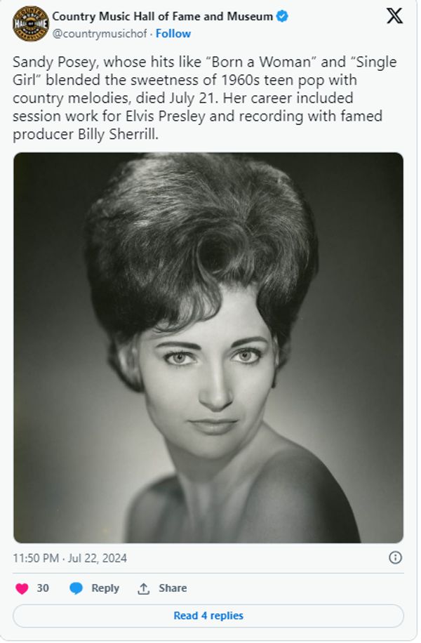 Popular Singer Passed Away At 80