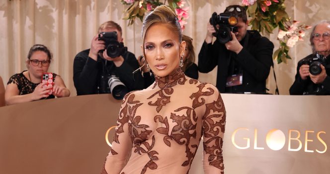 Jennifer Lopez’s dress stuns (and divides) at the 2026 Golden Globes