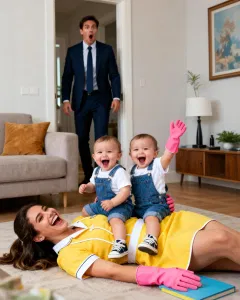 Billionaire Dad Set the Perfect Trap: Pretended to Leave Town… Then Discovered What the “Irresponsible” Nanny Was Secretly Doing to His Grieving Sons — You Won’t Believe the Twist