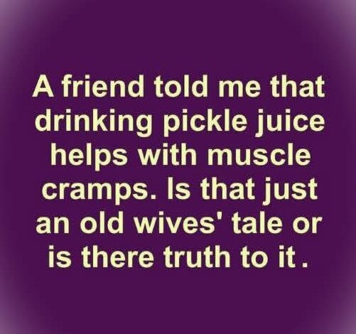 Can Pickle Juice Actually Relieve Cramps? Experts Weigh In!