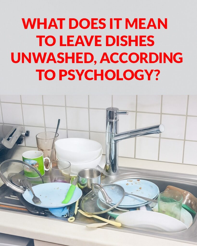 The Sink as a Mental Mirror: What Your Dirty Dishes Say About Your Well-Being
