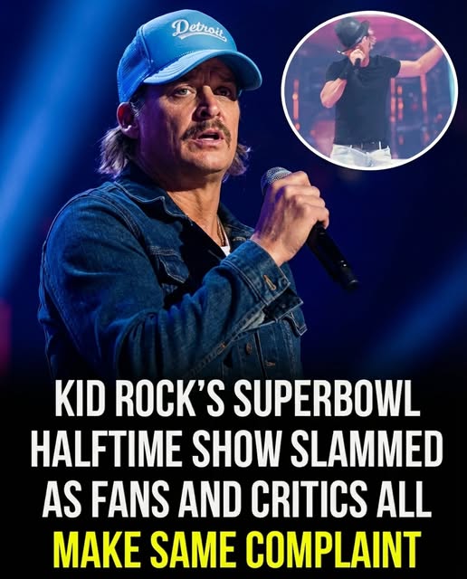 Kid Rock Draws Online Mockery as Viewers Voice Same Criticism During ‘All-American’ Halftime Show