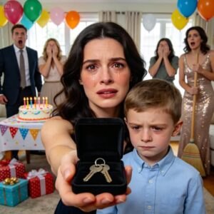 My ex-husband showed up at our son’s birthday party with his new wife. She handed my boy a broom and said, “Go help your mother clean — that’s what you’re supposed to do.