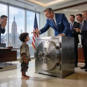 A millionaire offered 100 million dollars to a street child if he would open his impossible safe.