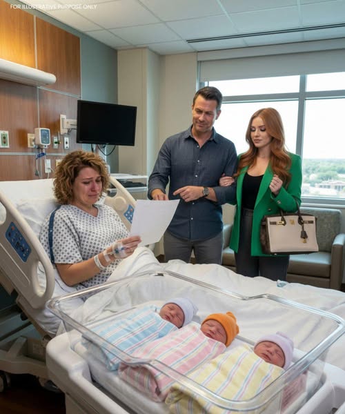 After I gave birth to our triplets, my husband brought his mistress to the hospital, a Birkin hanging from her arm, just to hum:iliate me. “You’re too ugly now. Sign the divorce,” he sneered.