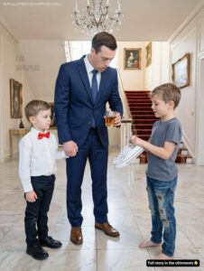 A Poor Boy Returned the Millionaire’s Son’s Shoes—The Man Was Startled by the Child’s Eyes and Asked, “Why Do You Look So Much Like Me?”, Uncovering a Hidden Truth About the Boy’s Past