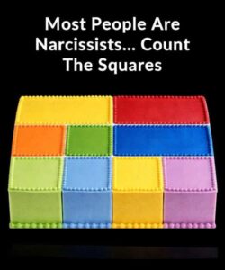 Most People Are Narcissists… Count the Squares