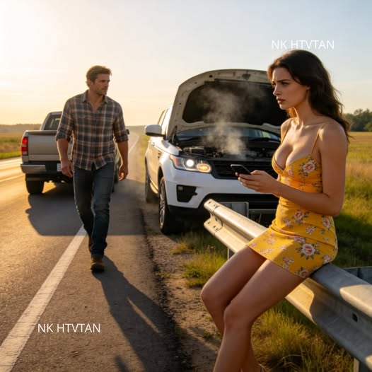 Single father helps woman with broken-down car on Christmas Eve… unaware she was a millionaire…