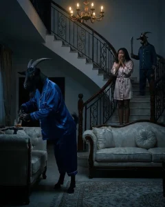 If you wake up at night and see a goat wearing my pyjamas standing in the parlour, do not shout..-phuongthao