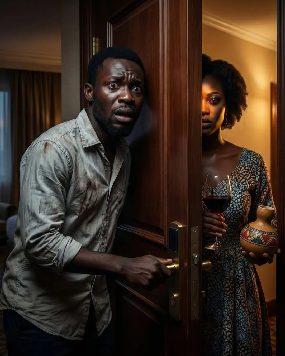 My name is Collins, and I never imagined fear could live inside my own house, breathing softly through familiar walls, wearing the voice of a woman I once trusted with my soul...-phuongthao