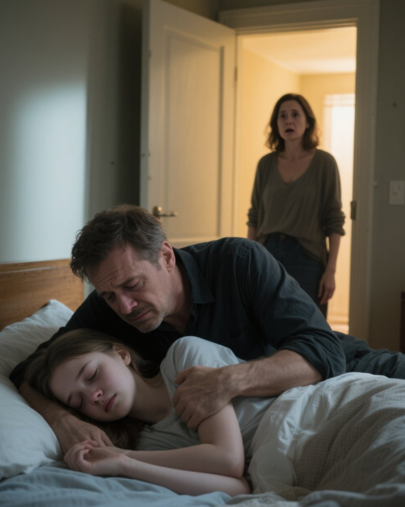 My Husband Slept In Our Daughter’s Room Every Night — I Secretly Set Up A Camera… And What I Saw Left Me Frozen In Sh0ck