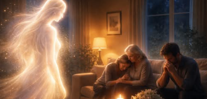 How the soul of a deceased person comes to say goodbye to their loved ones.