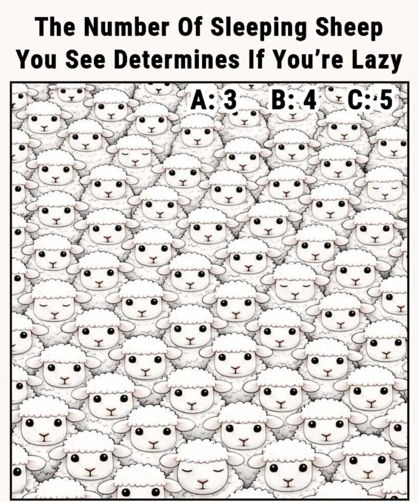 The Number Of Sleeping Sheep You See Determines If You’re Lazy