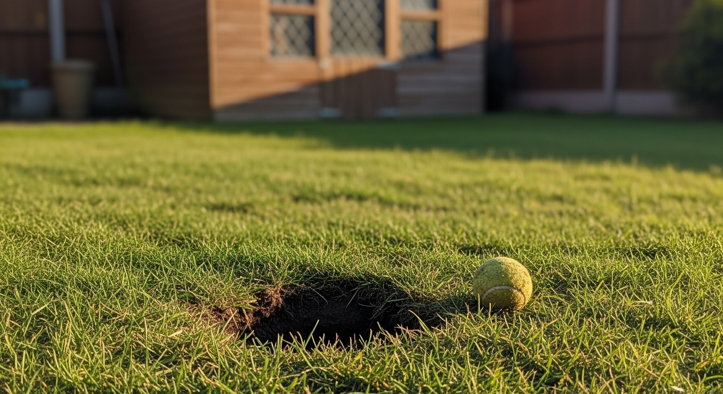 I Locked My Dog Away For Attacking My Son. Then I Looked Inside The Hole In The Grass.