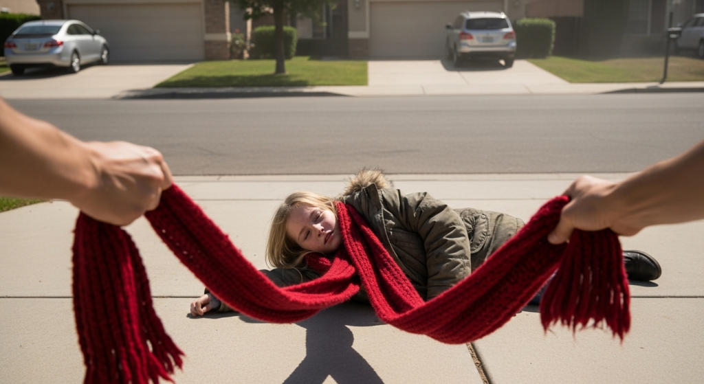 My Neighbor Forced Her Daughter To Wear A Parka In 115° Heat. I Ripped It Off And Saw Why.