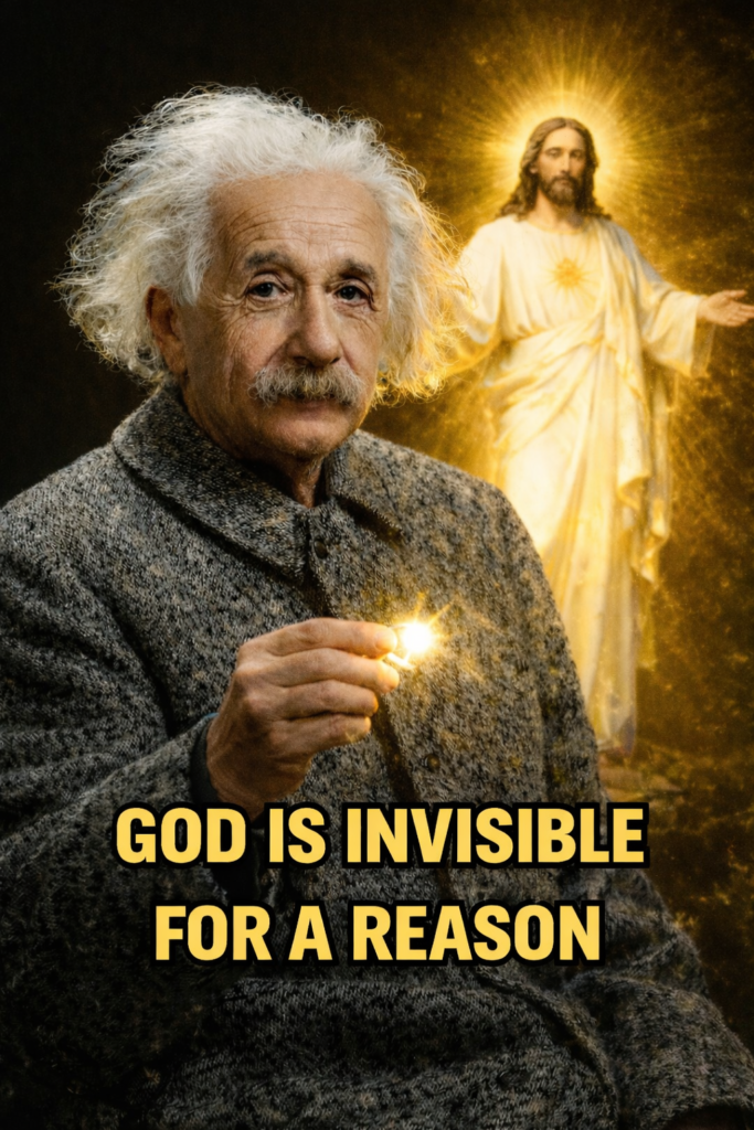 If God is real, why can’t we see him?