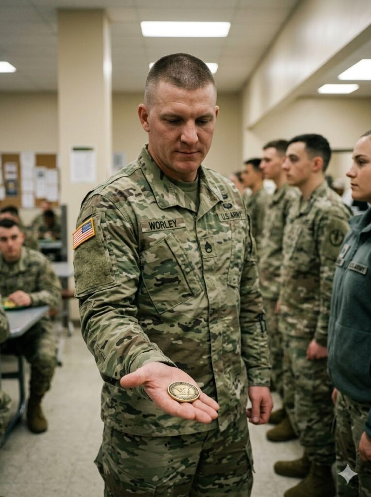 “Lay A Hand On Me One More Time, Sergeant… And You’ll Regret It,” She Said In The Chow Line — He Thought It Was Another Chance To Break Her… Until The Entire Base Froze, Stood At Attention, And Saluted Her, Leaving Him Pale And Speechless