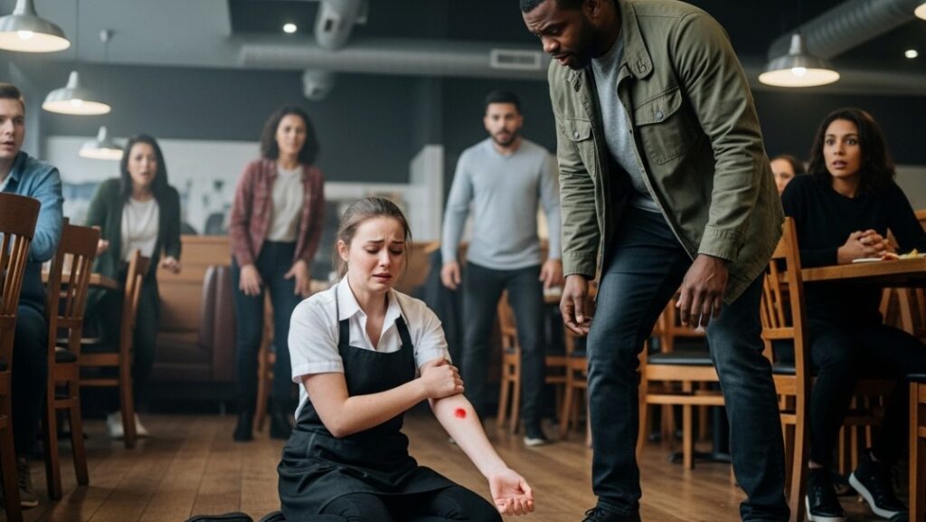 A Deranged Customer Attacked Me In Front Of 40 Silent Witnesses. I Thought I Was Going To Die On That Restaurant Floor. Then A Total Stranger Walked Through The Door And Changed My Entire Life Forever!