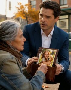 He Gave a Homeless Woman $100… But She Saw the Photo of His Daughter and Shouted a Name That Changed Everything