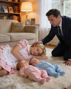 Billionaire Walks In at Midnight and Catches His Housekeeper on the Nursery Floor — The Truth Behind the Scene Exposed a Sh0cking Betrayal 💥
