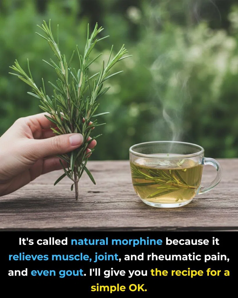 Rosemary: the natural morphine for muscle and joint pain.