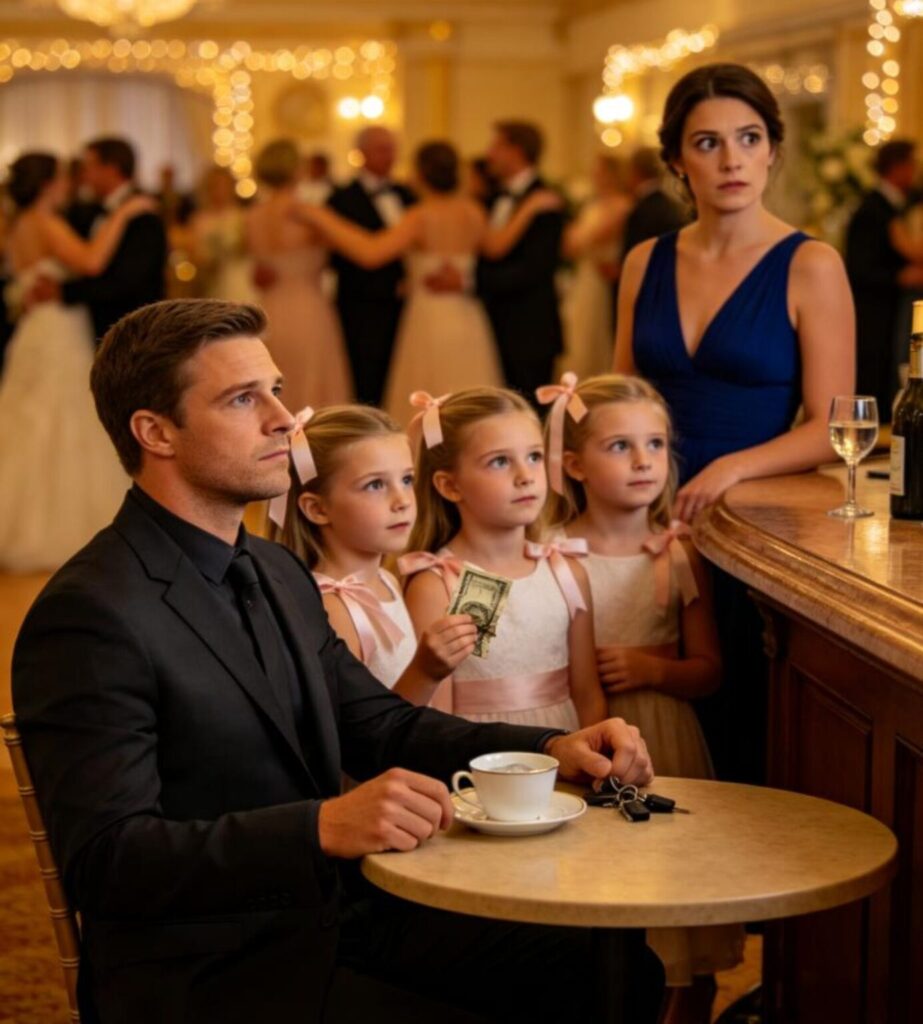 He Came to the Wedding Alone and Planned to Leave Early—Until Three Little Girls Asked, “Will You Be Our Dad Just for Tonight?”