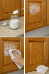 Greasy and dirty kitchen cabinets, use this miracle ingredient to make them shine: like new