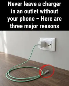 Why You Should Never Leave a Charger in an Outlet Without Your Phone!